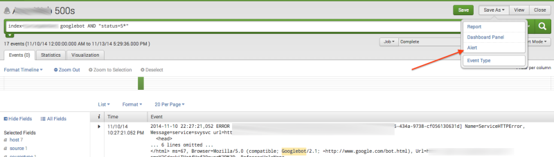 7、實(shí)時(shí)監控500頁(yè)面